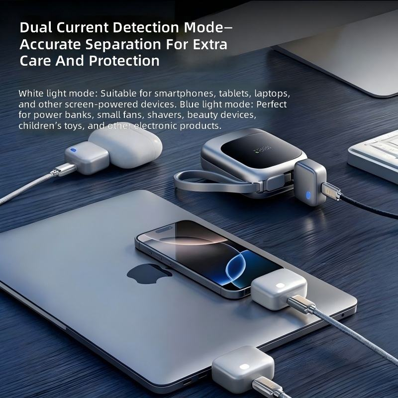 AI Smart Charge Auto Disconnect USB-C Adapter